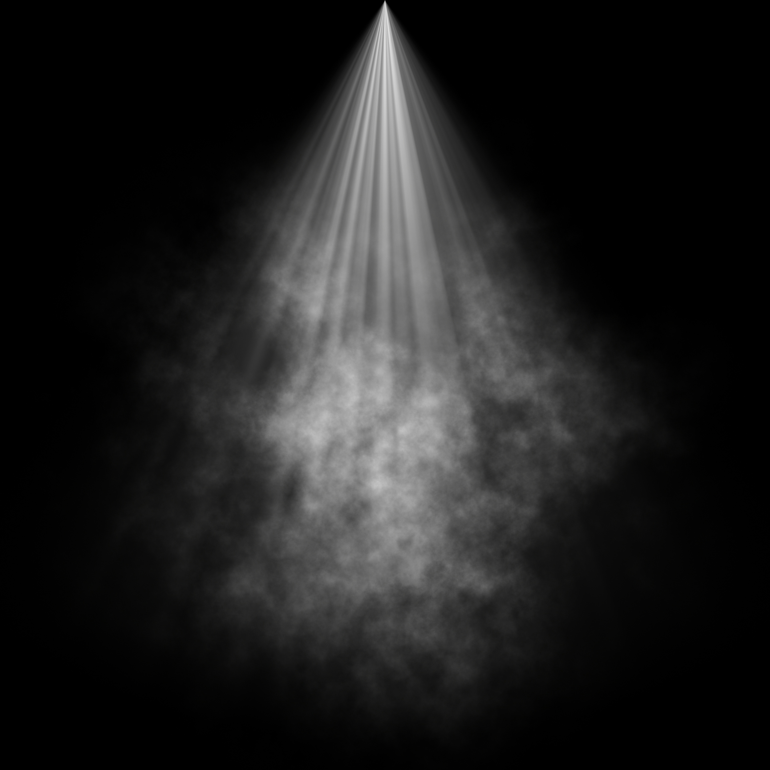 3D Background with Smoke in Spotlight